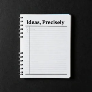Ideas, Precisely