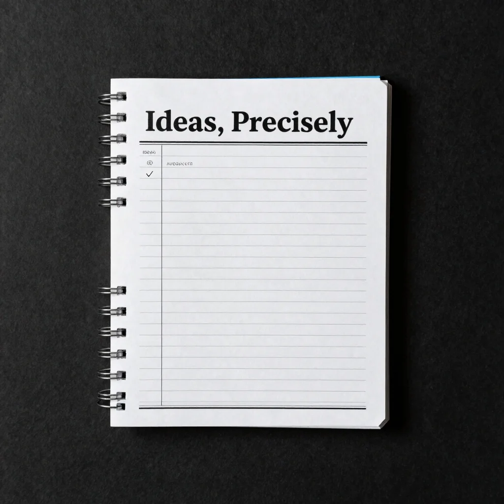 Ideas, Precisely